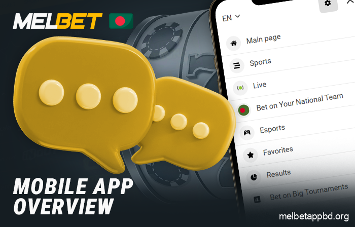 About the Melbet mobile app for Bangladeshi - detailed information