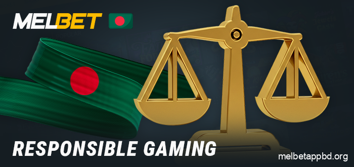 About responsible gaming at Melbet for players from Bangladesh
