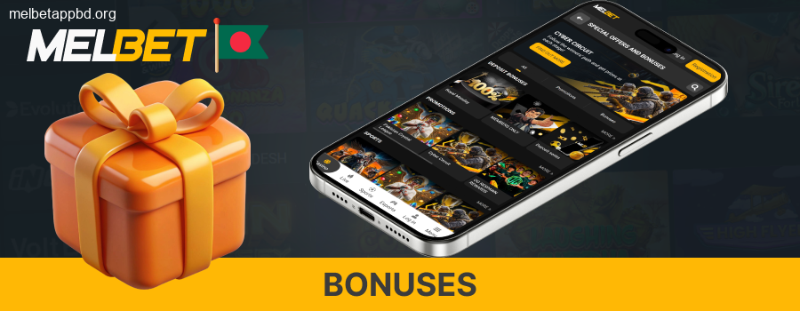 Available Bonuses in the Melbet App for Players from Bangladesh