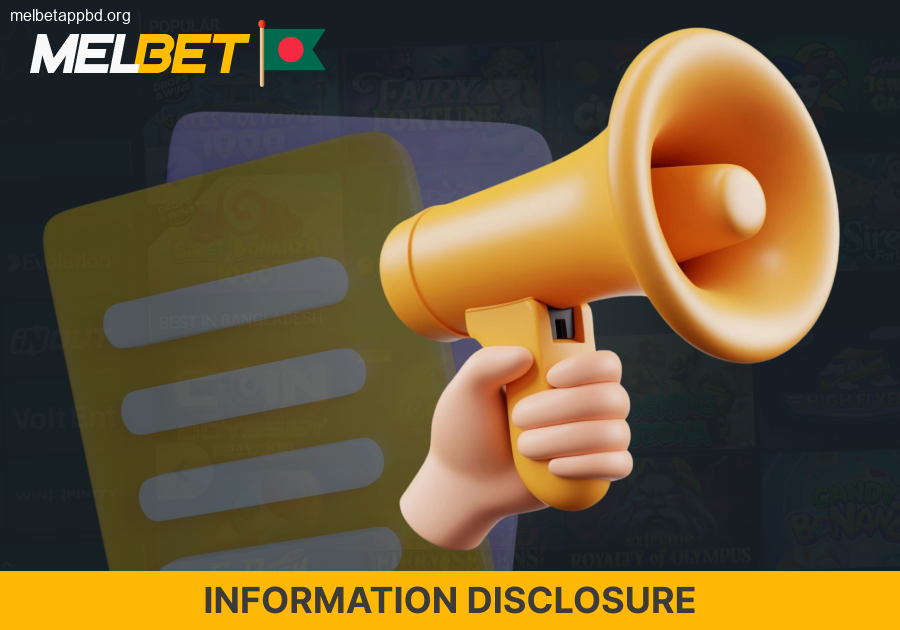Regarding the Sharing of Information About Melbet Casino Players