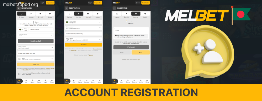 How Residents of Bangladesh Can Register a New Melbet Casino Account